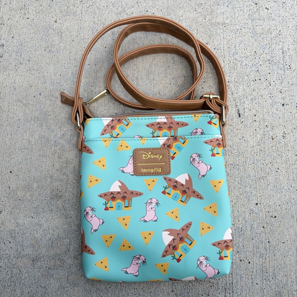 Disney X Loungefly Kim Possible Rufus The Naked Mole Rat Bueno Nacho Crossbody